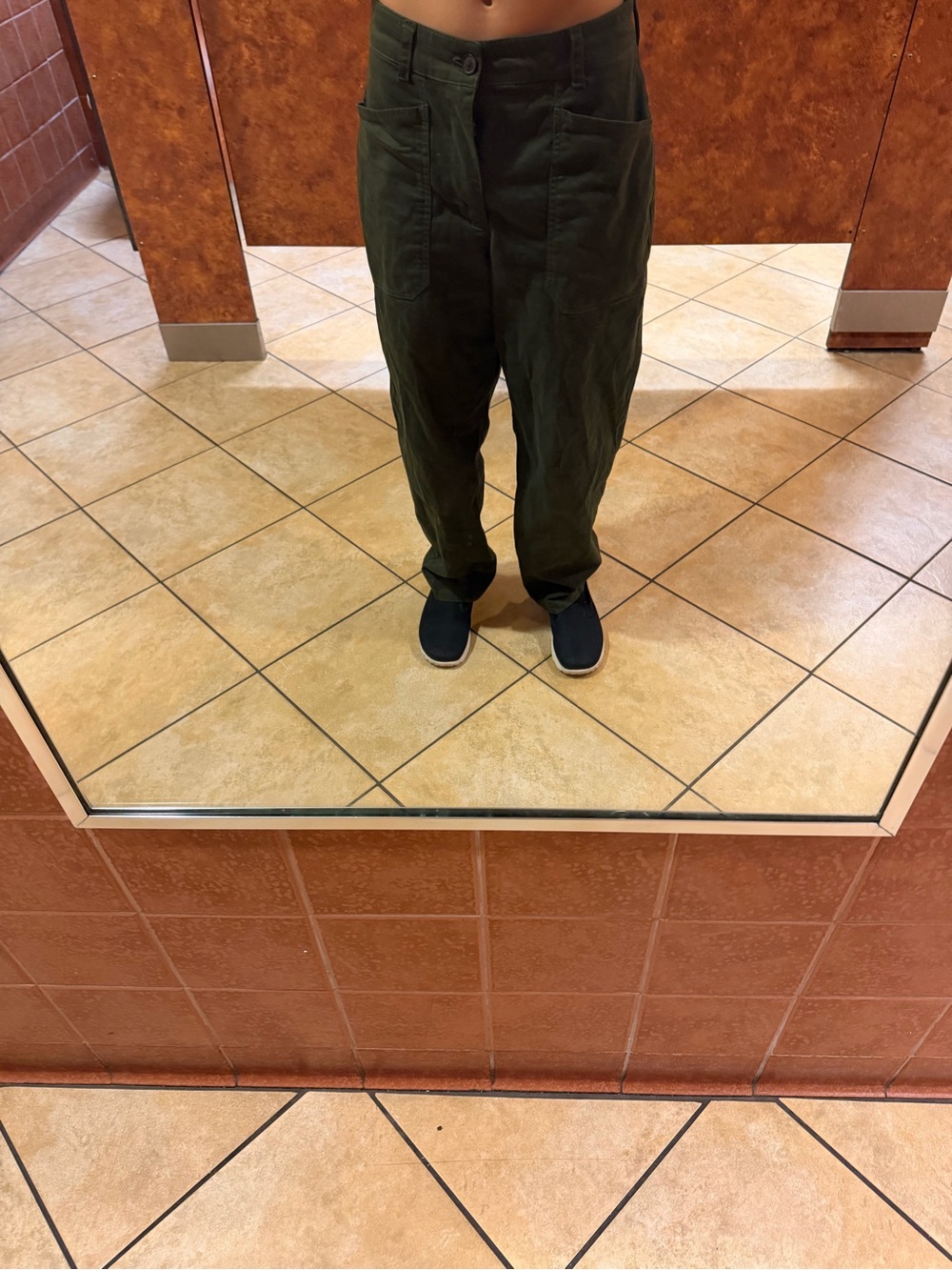 Universal Thread Olive Green High-Rise Utility Pants